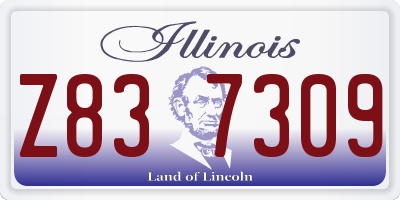 IL license plate Z837309