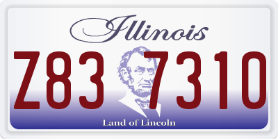 IL license plate Z837310