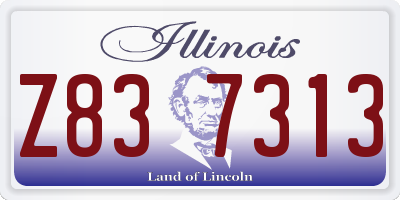 IL license plate Z837313