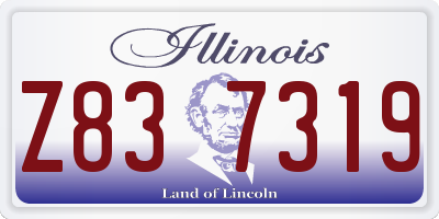 IL license plate Z837319