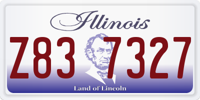 IL license plate Z837327