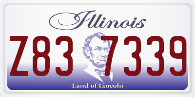 IL license plate Z837339