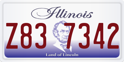 IL license plate Z837342