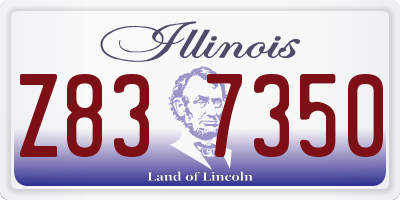 IL license plate Z837350