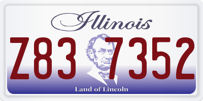 IL license plate Z837352
