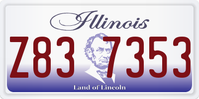 IL license plate Z837353