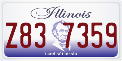 IL license plate Z837359