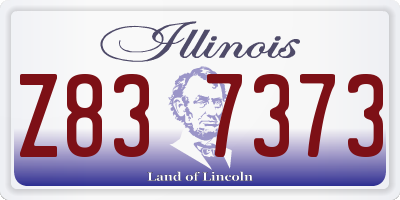 IL license plate Z837373