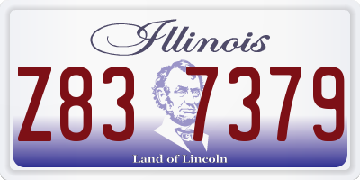 IL license plate Z837379