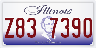 IL license plate Z837390
