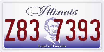 IL license plate Z837393
