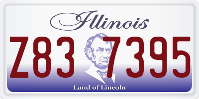IL license plate Z837395
