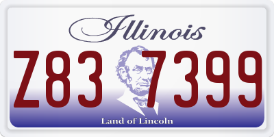 IL license plate Z837399