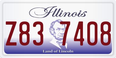 IL license plate Z837408