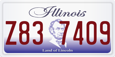 IL license plate Z837409