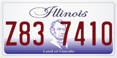 IL license plate Z837410
