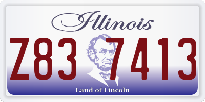 IL license plate Z837413