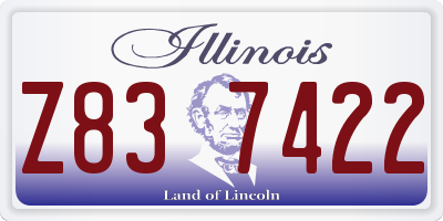 IL license plate Z837422