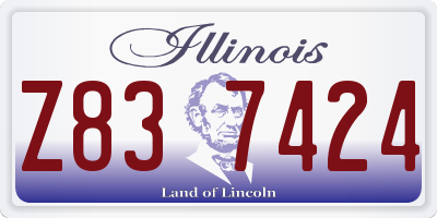 IL license plate Z837424
