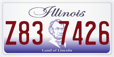 IL license plate Z837426