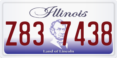 IL license plate Z837438