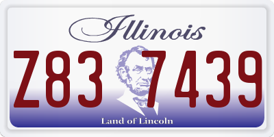 IL license plate Z837439