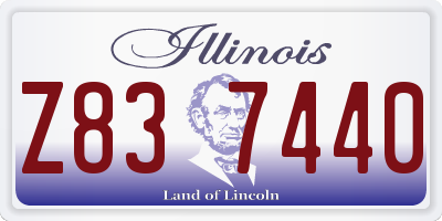 IL license plate Z837440