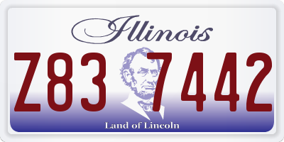 IL license plate Z837442