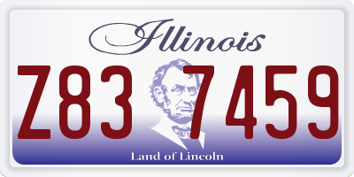 IL license plate Z837459