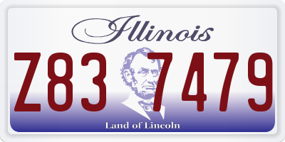IL license plate Z837479