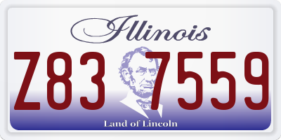 IL license plate Z837559