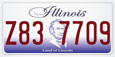 IL license plate Z837709