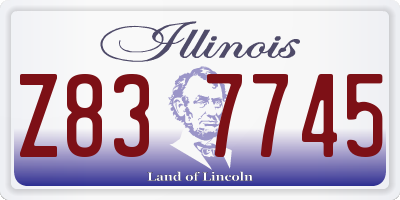 IL license plate Z837745
