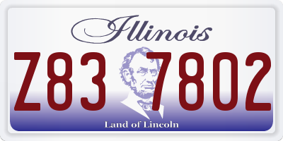 IL license plate Z837802