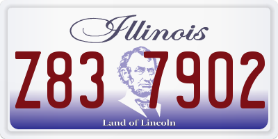 IL license plate Z837902