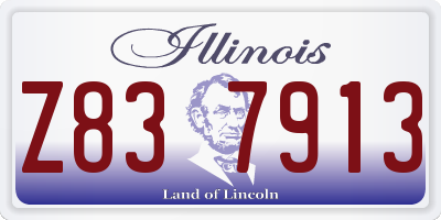 IL license plate Z837913