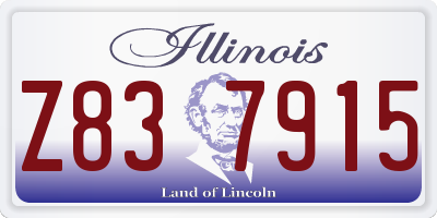 IL license plate Z837915