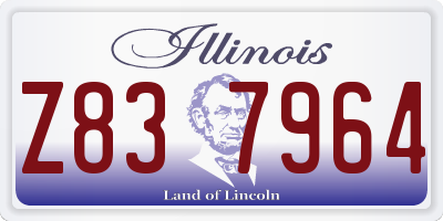 IL license plate Z837964