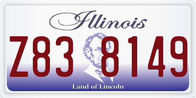 IL license plate Z838149