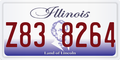 IL license plate Z838264