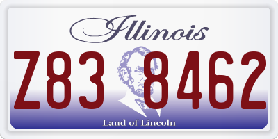 IL license plate Z838462