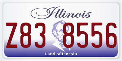 IL license plate Z838556