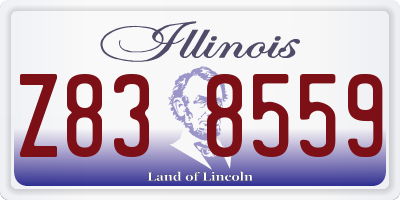 IL license plate Z838559