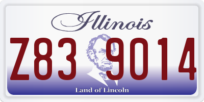 IL license plate Z839014