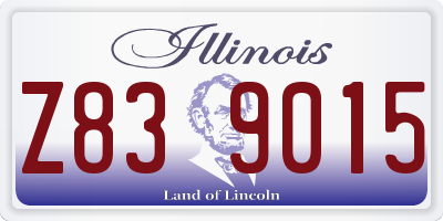 IL license plate Z839015