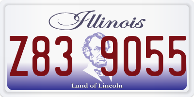 IL license plate Z839055