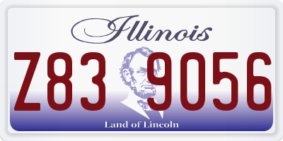 IL license plate Z839056