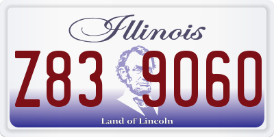 IL license plate Z839060