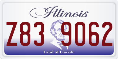 IL license plate Z839062