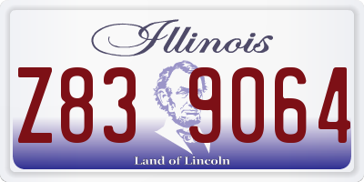IL license plate Z839064